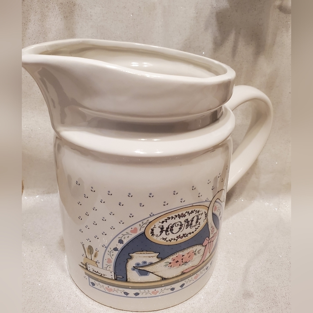 Vintage Fabrizio Home Ceramic Goose Pitcher country farmhouse